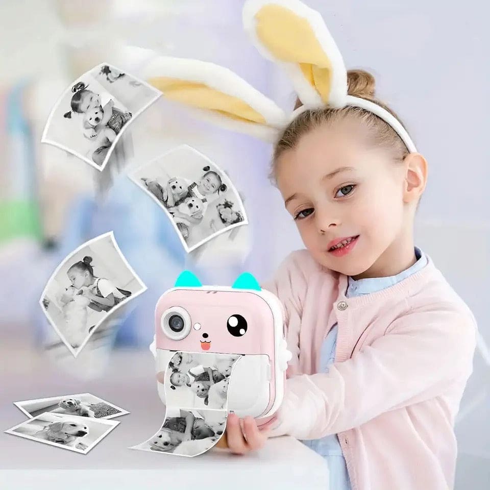 Cat Camera Printer, Children Instant Print Camera, Kids Photography Digital Photo Camera, 2-in-1 Portable Digital Camera, Pocket Printer With Thermal Paper Roll, Mini Bluetooth Photo Printer Camera Cat Camera Printer, Children Instant Print Camera, Kids Photography Digital Photo Camera, 2-in-1 Portable Digital Camera, Pocket Printer With Thermal Paper Roll, Mini Bluetooth Photo Printer Camera